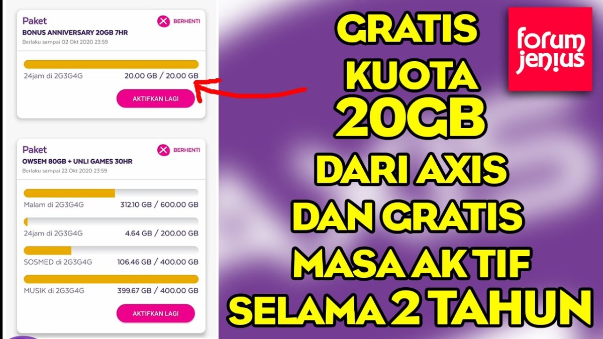 Mendapatkan cara kuota pulsa aplikasi juni