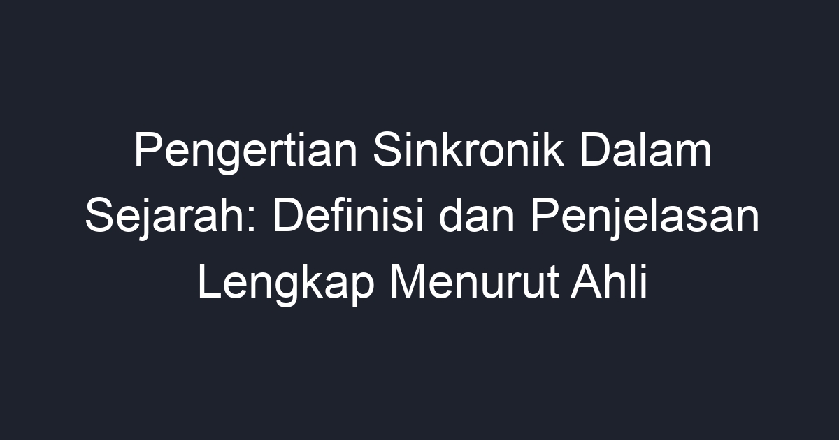 Konsep sejarah berpikir kausalitas