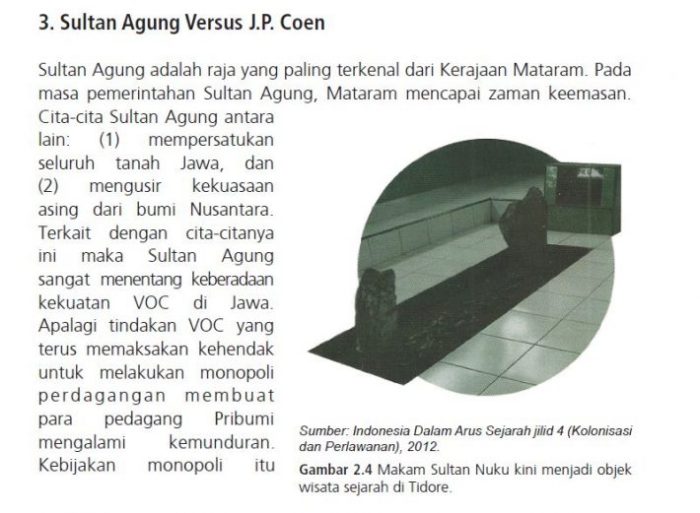 Sultan agung versus j p coen