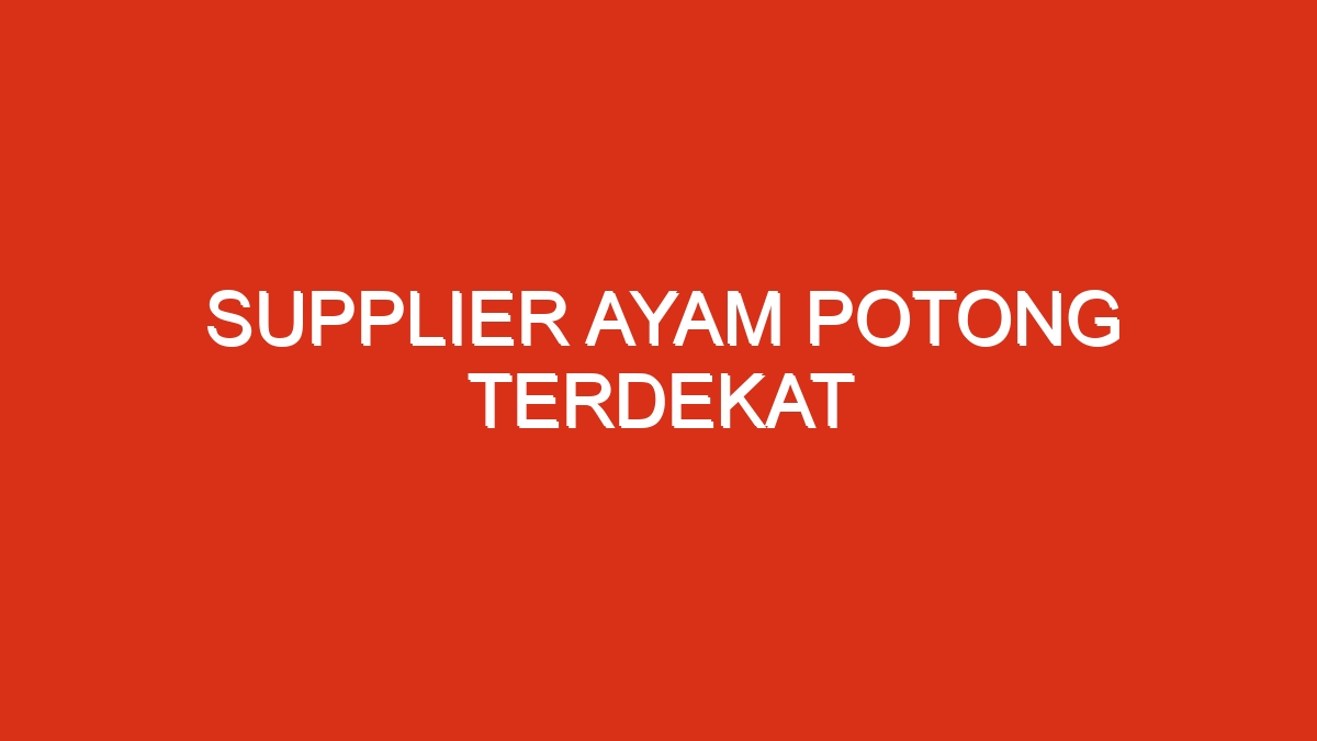 Ayam potong segar ruang serta dingin memilih suhu menyimpan pontianak