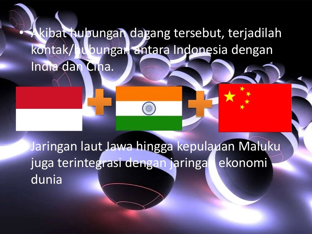 Terbentuknya jaringan nusantara melalui perdagangan