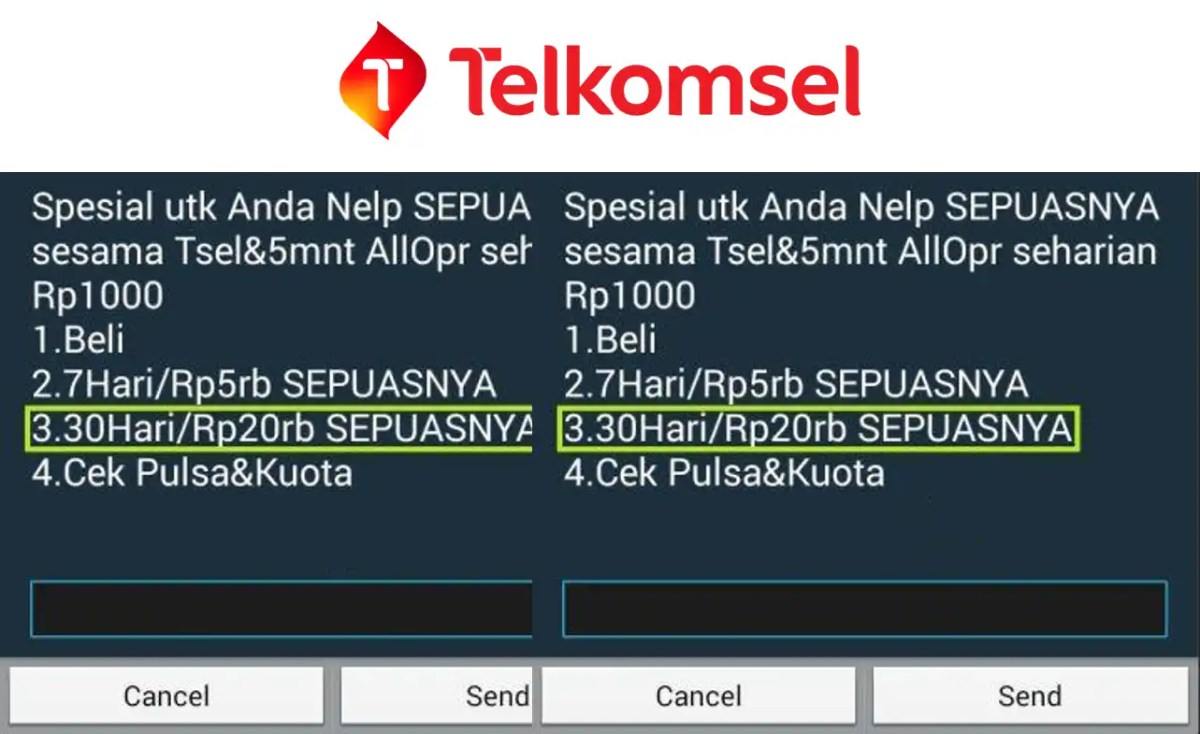 Cara beli paket nelpon telkomsel