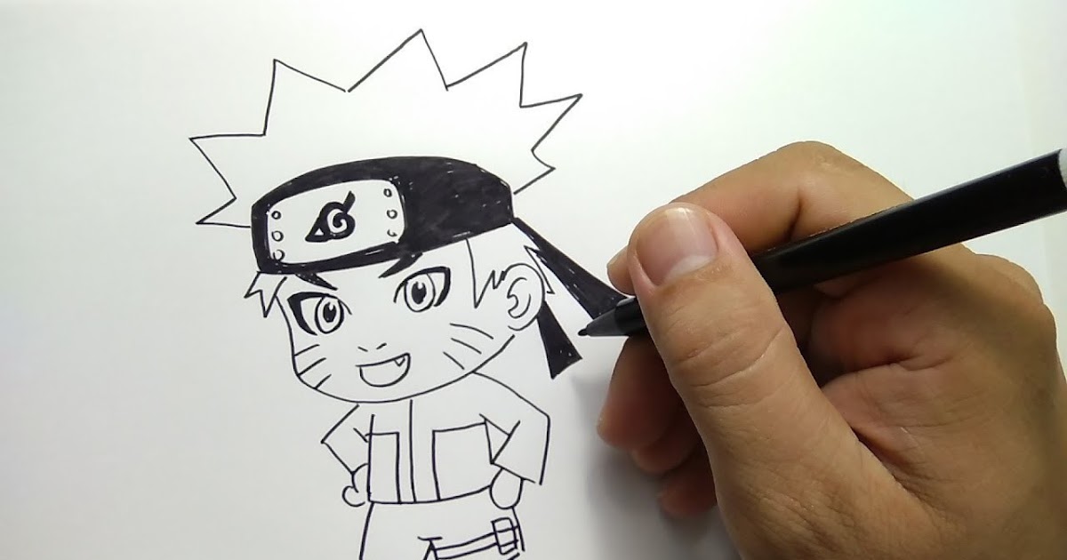 Gambar anime pensil mudah ditiru