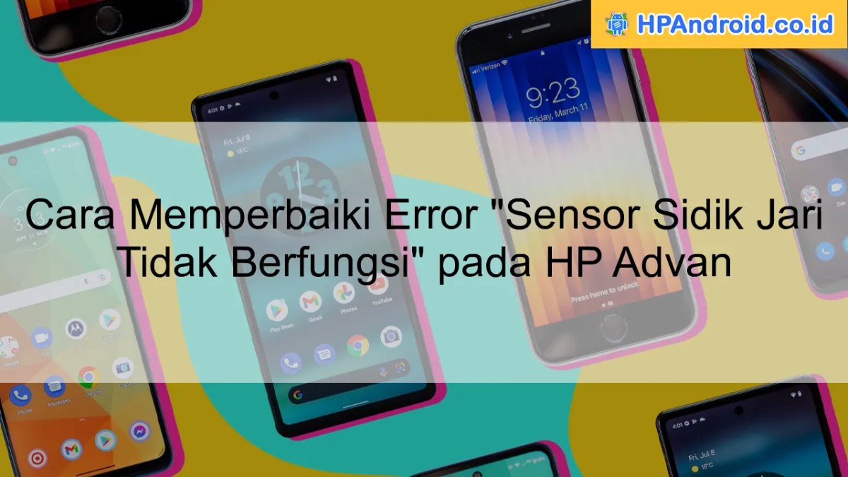 Cara mengatasi sidik jari tidak merespon