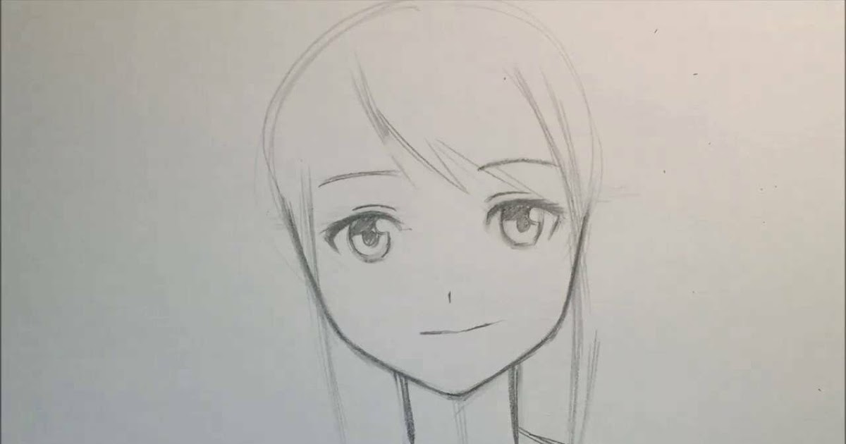 Gambar anime pensil mudah ditiru