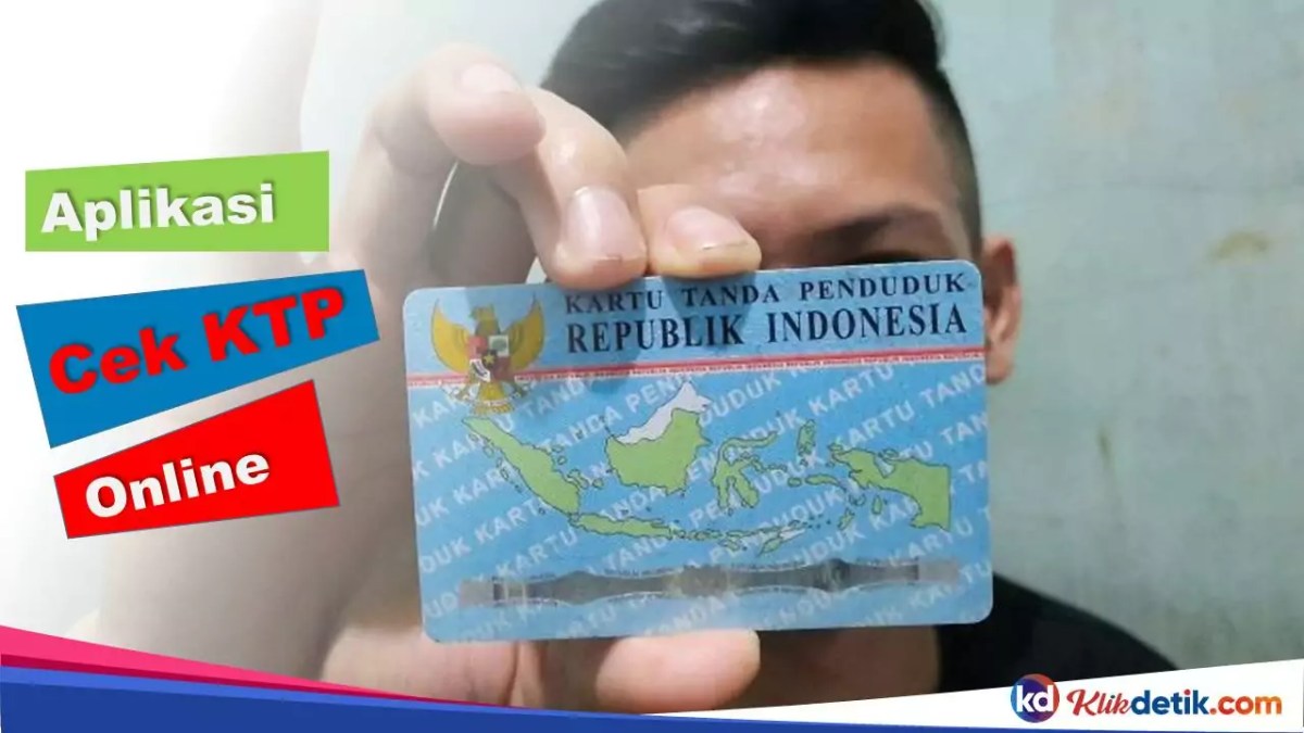 Aplikasi cek ktp online