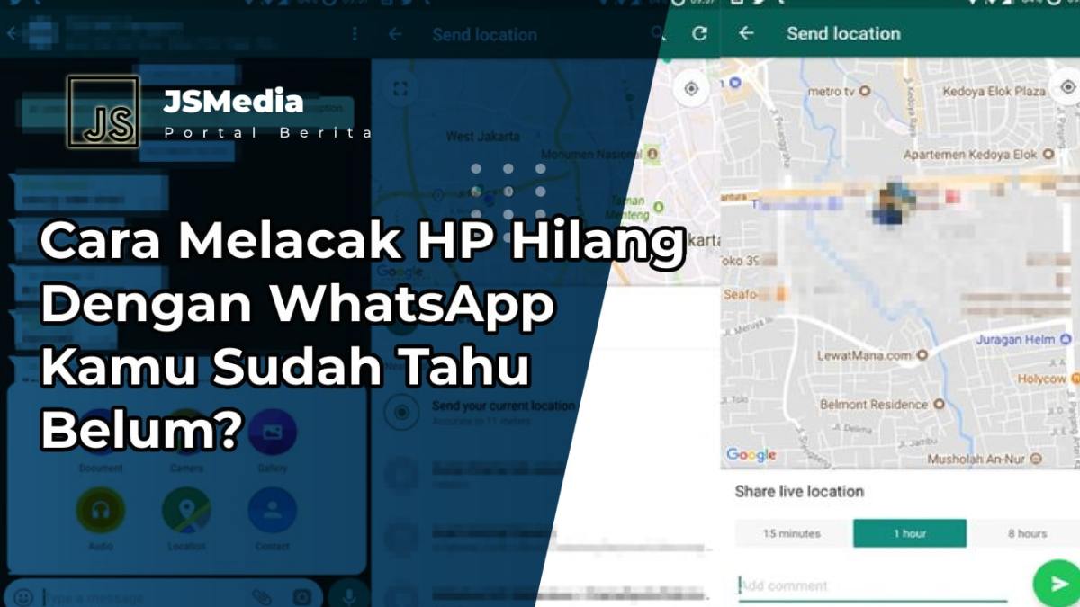 Melacak hp hilang dengan whatsapp