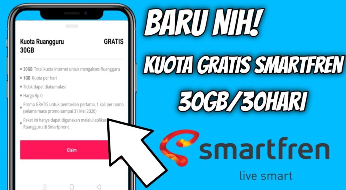 Cara mendapatkan kuota gratis smartfren