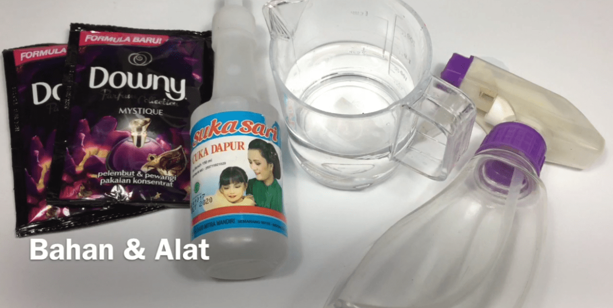 Cara membuat pewangi ruangan dari downy