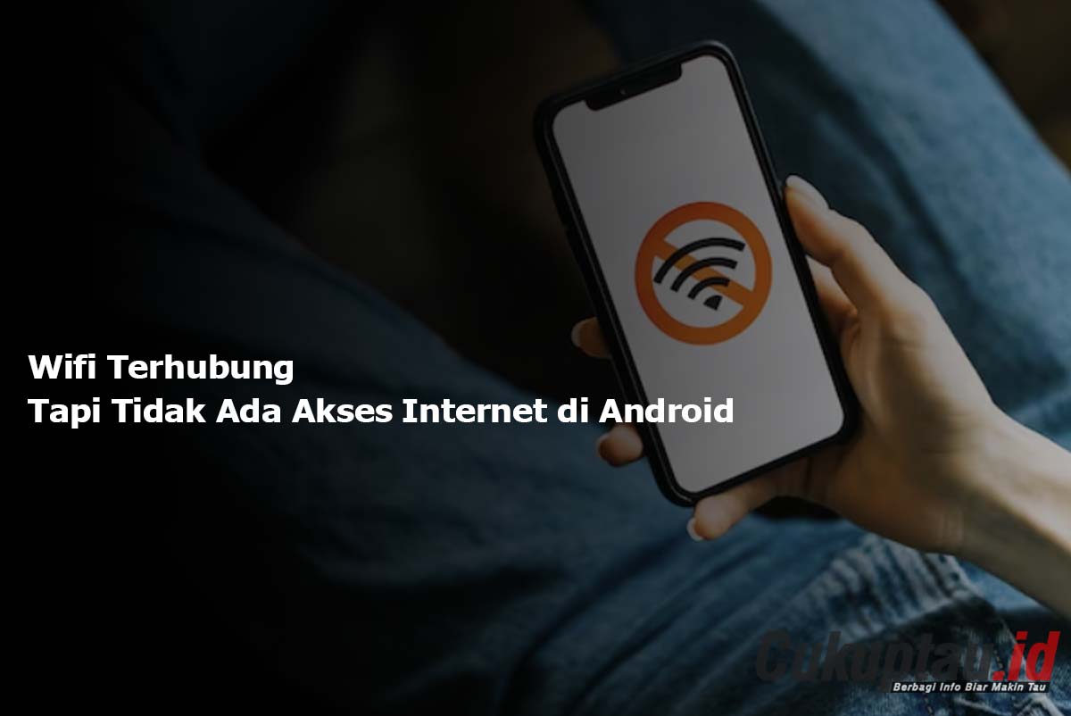 Wifi terhubung tapi tidak ada akses internet