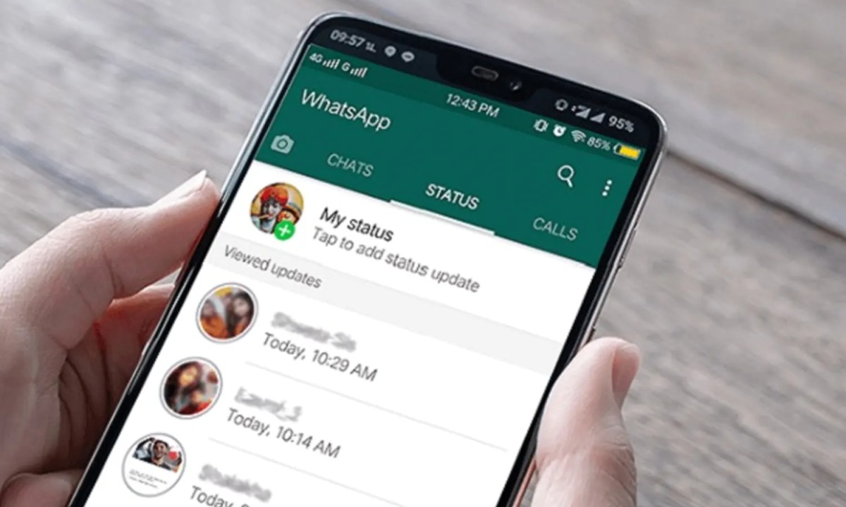Cara menghilangkan coretan di status wa orang lain