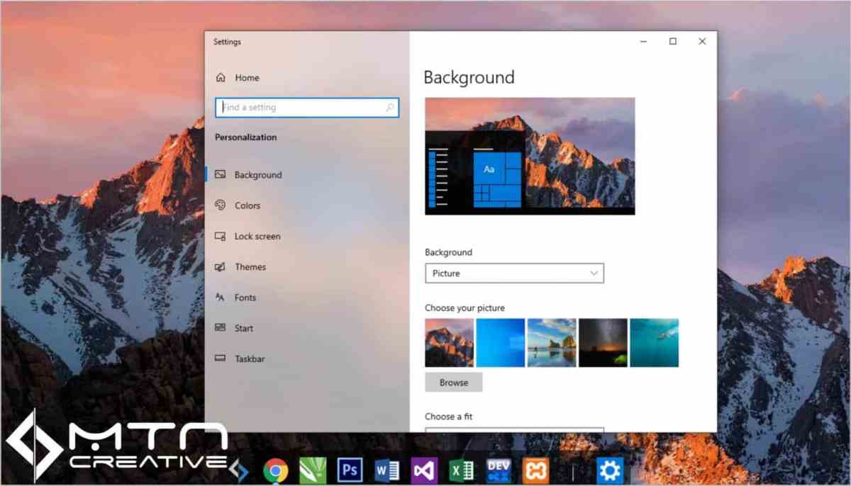 Cara mengganti wallpaper laptop