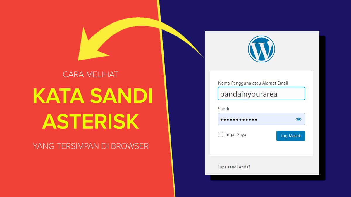 Cara melihat kata sandi email