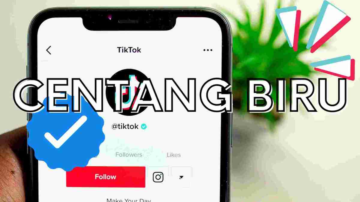 Stiker centang biru tiktok