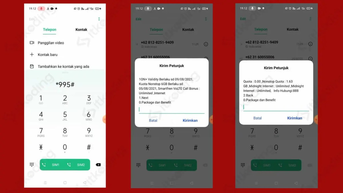 Cara cek kuota smartfren lewat sms terbaru