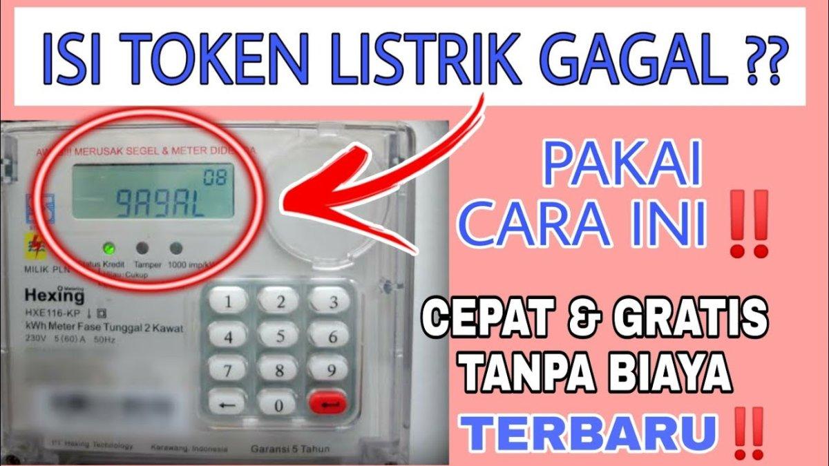 Token sudah diisi tapi masih merah